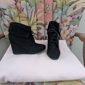 Black Suede Ankle Boots